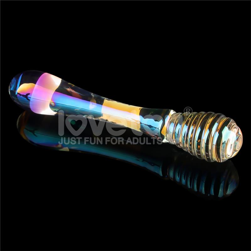 Dildo De Cristal Que Brilla En La Oscuridad Twilight Gleam Twin Pleasures