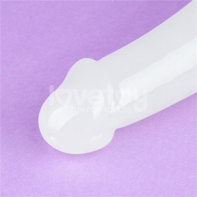Dildo Doble Lumino Play Luz Azul 10.5