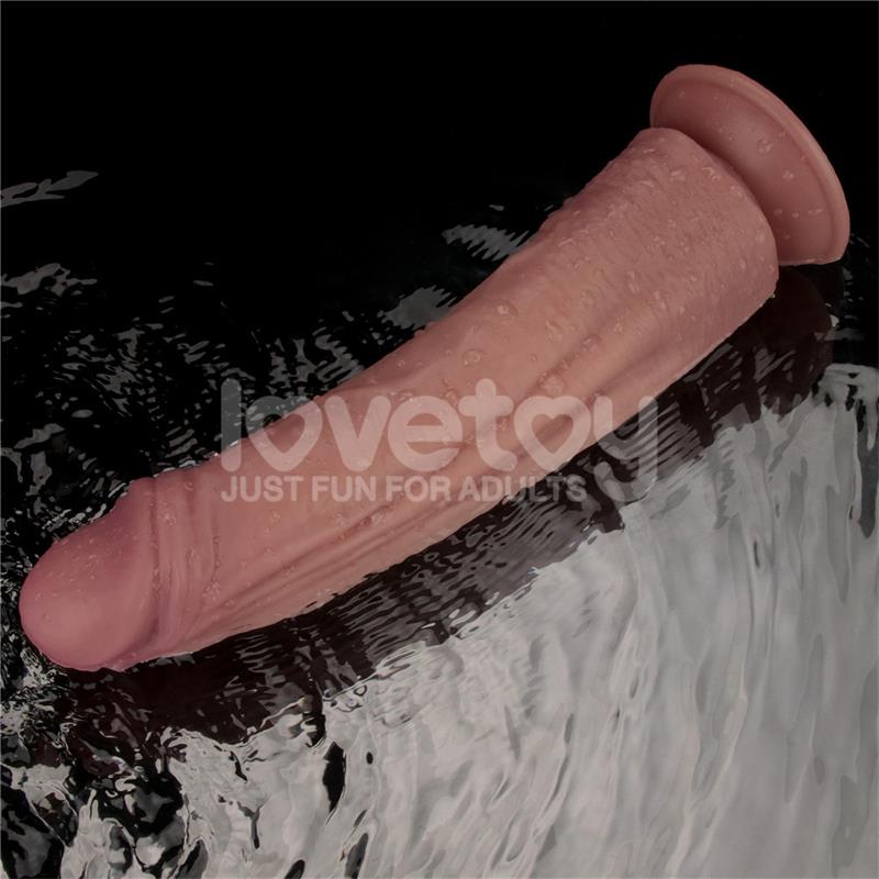 Dildo Dual Density Con Vibración 10.5