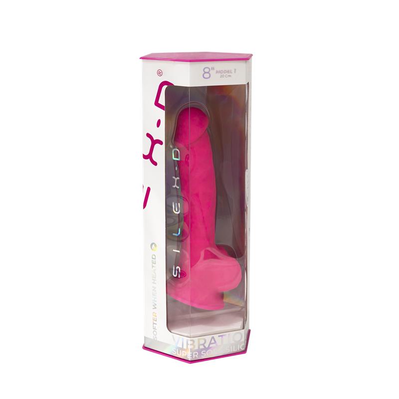 Silexd - Pene Realístico Modelo 18 Rosa Vibración + Control Remoto Lrs