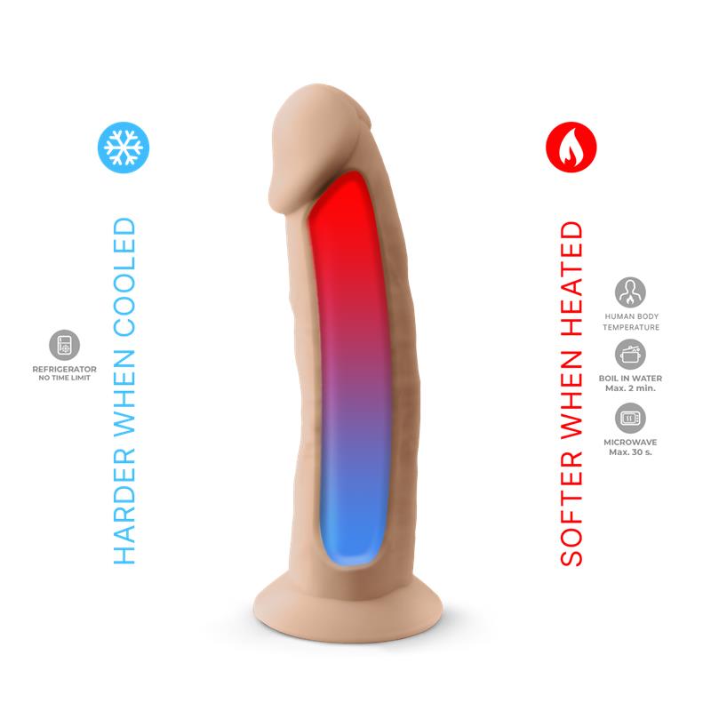 Dildo Dual Density Silicone Mod. 2 - 7.5
