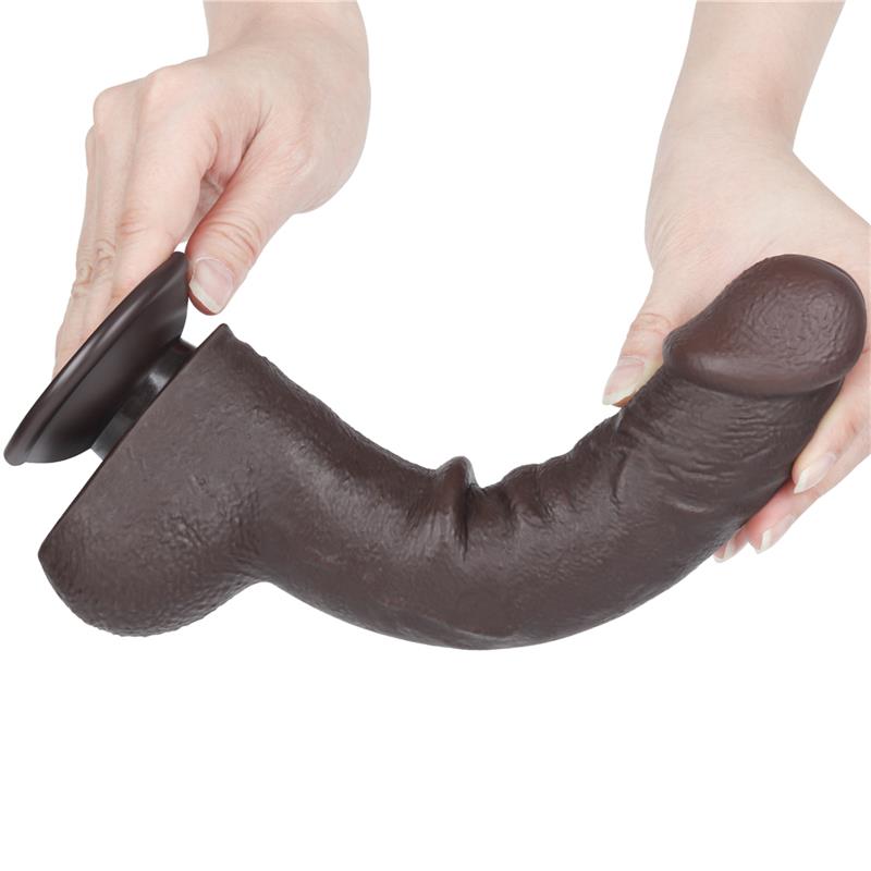 Dildo Dual Layer Piel Deslizante 9.5