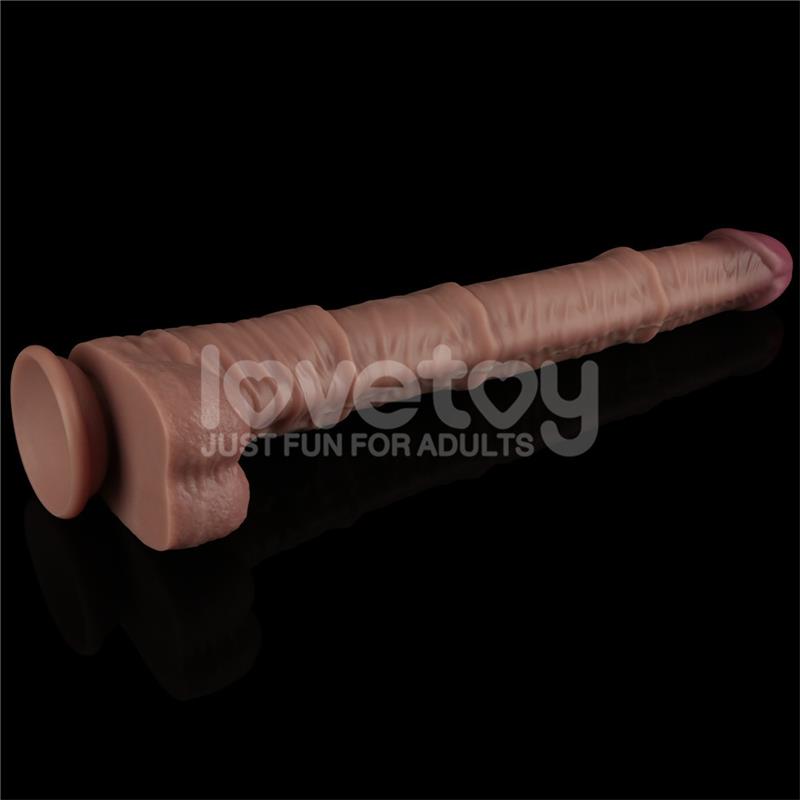 Dildo Dual Layered Articulable Xxl 16