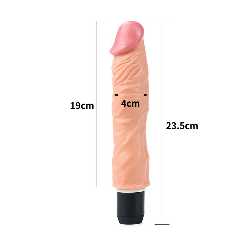 Dildo Flexi 9.5 Con Vibración Natural