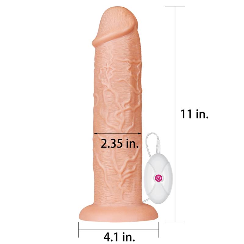 Dildo King 11 Con Vibración Natural
