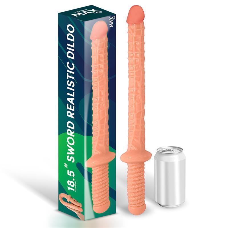 Dildo Realista Forma De Espada 18.5 Blade Sword Natural