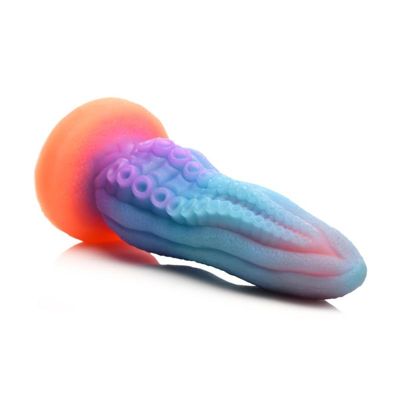Dildo Tentáculo Brilla En La Oscuridad