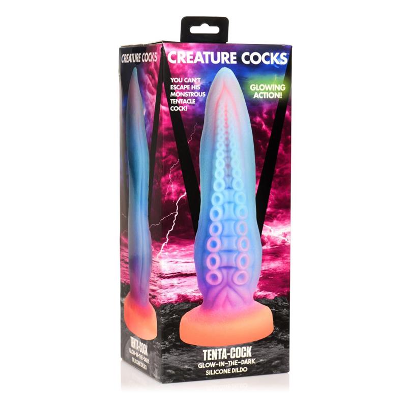 Dildo Tentáculo Brilla En La Oscuridad