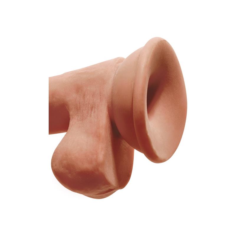King Cock - Plus 3d Dildo Con Testiculos 17 Cm