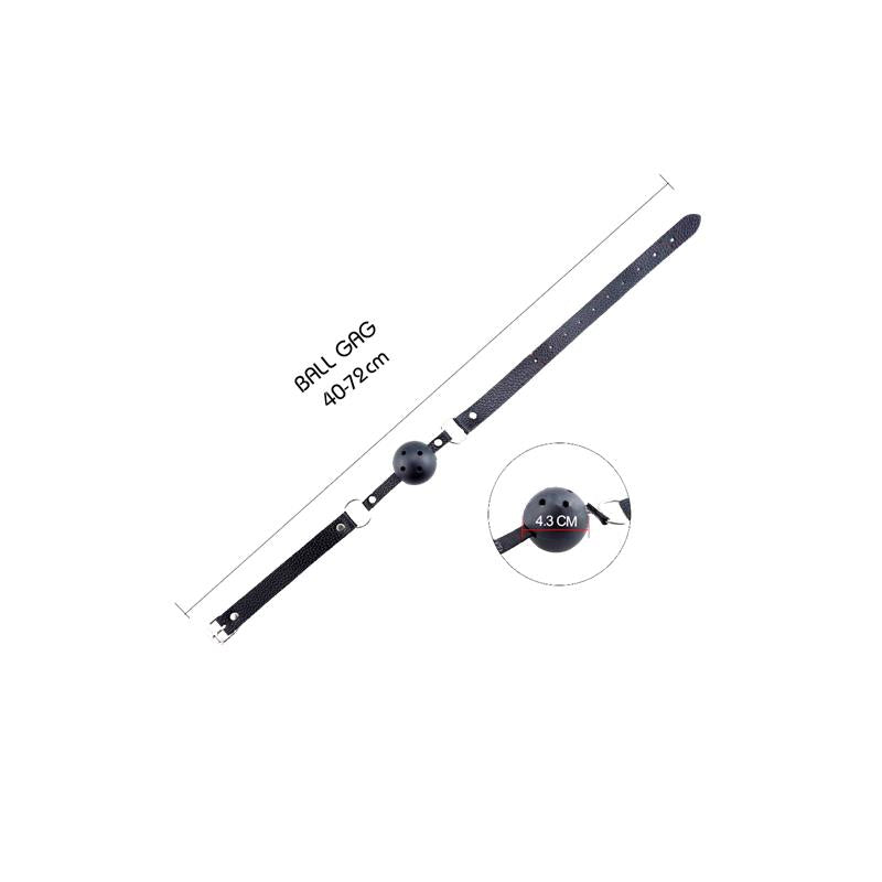 Alive - Discretion Mordaza Transpirable Negro