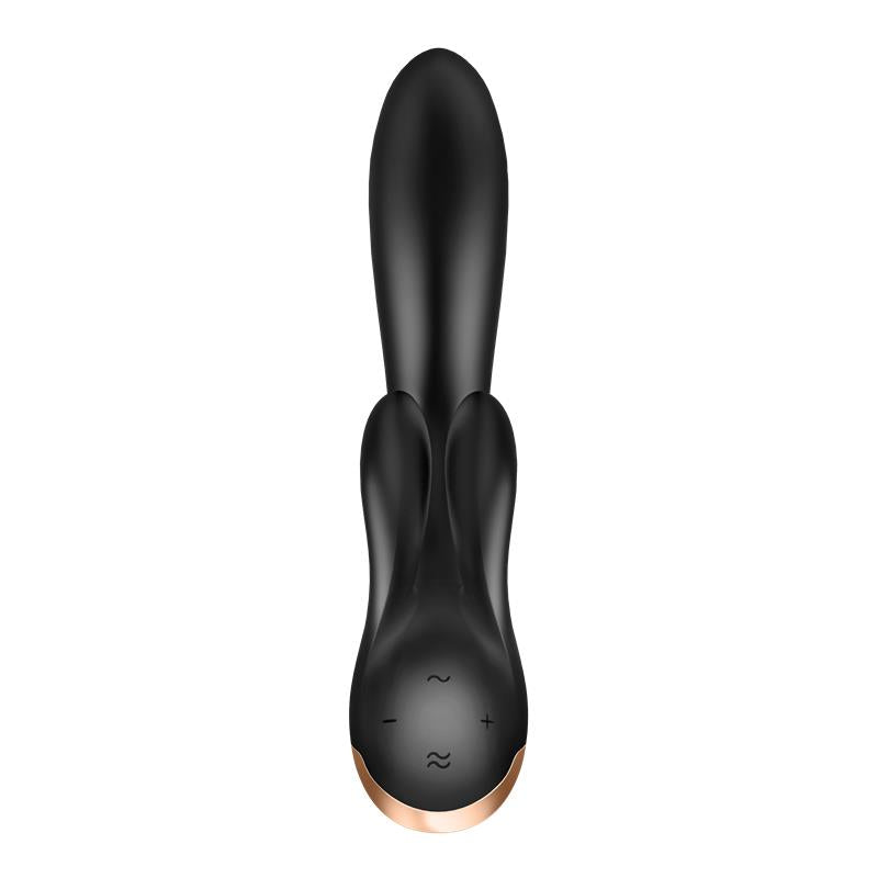 Satisfyer - Double Flex Vibrador App Negro
