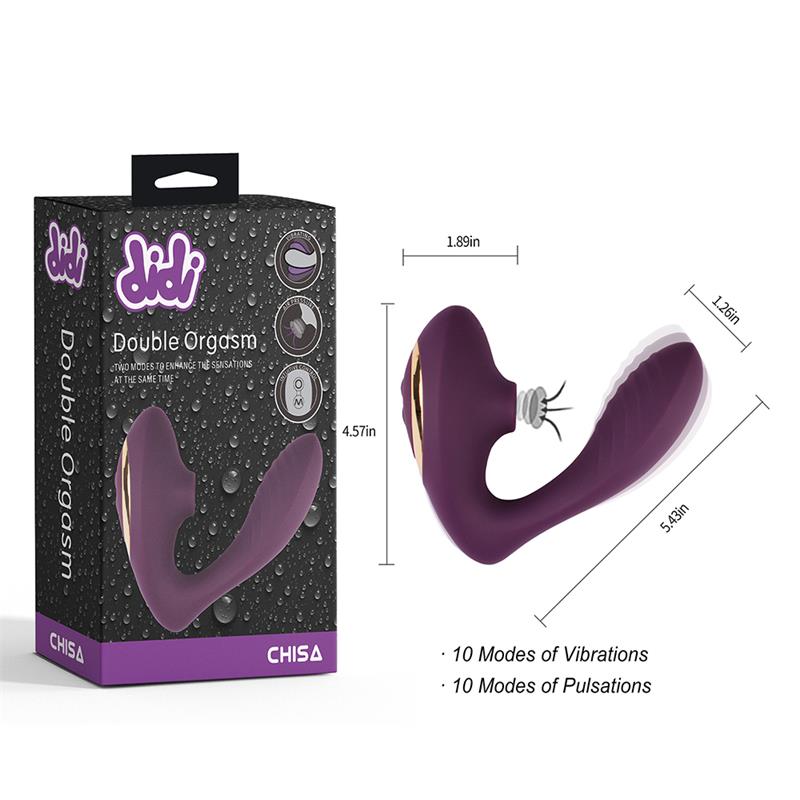 Succionador Y Vibrador Para Parejas Double Orgasm