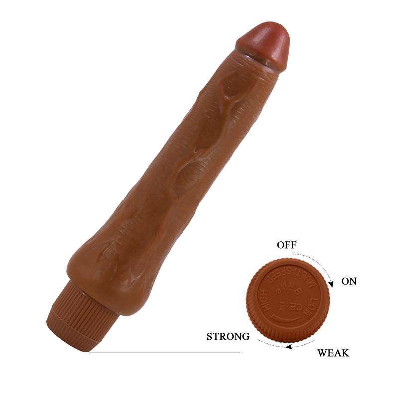 Baile - Dryad Vibrador Realístico 25 Cm Mulato