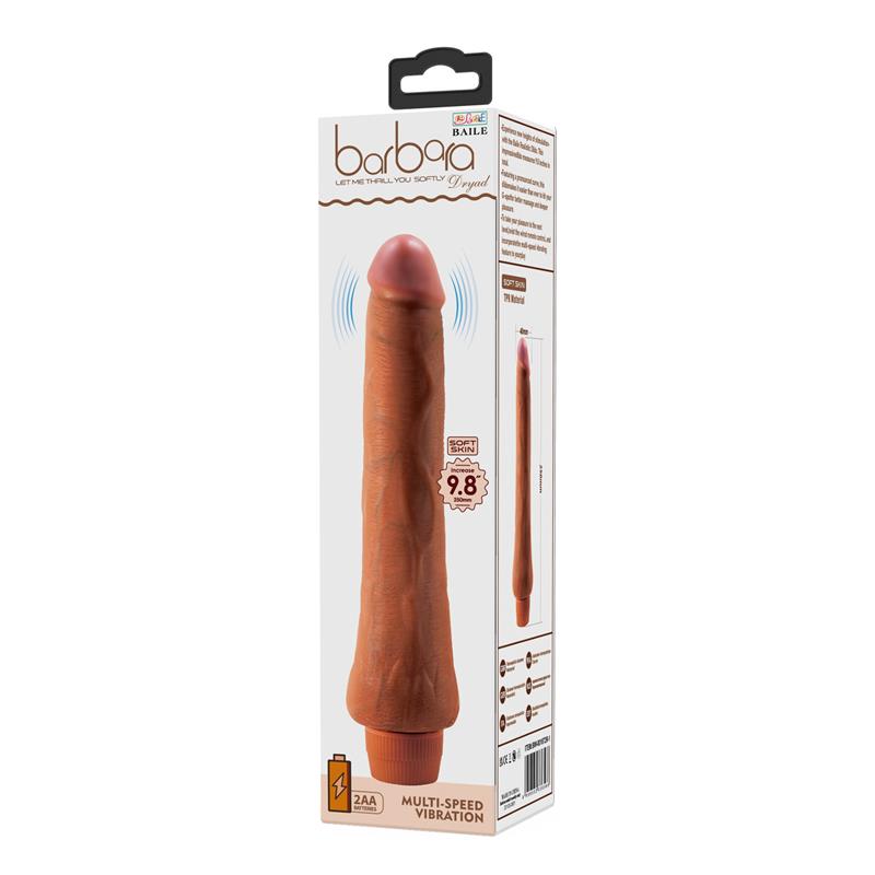 Baile - Dryad Vibrador Realístico 25 Cm Mulato