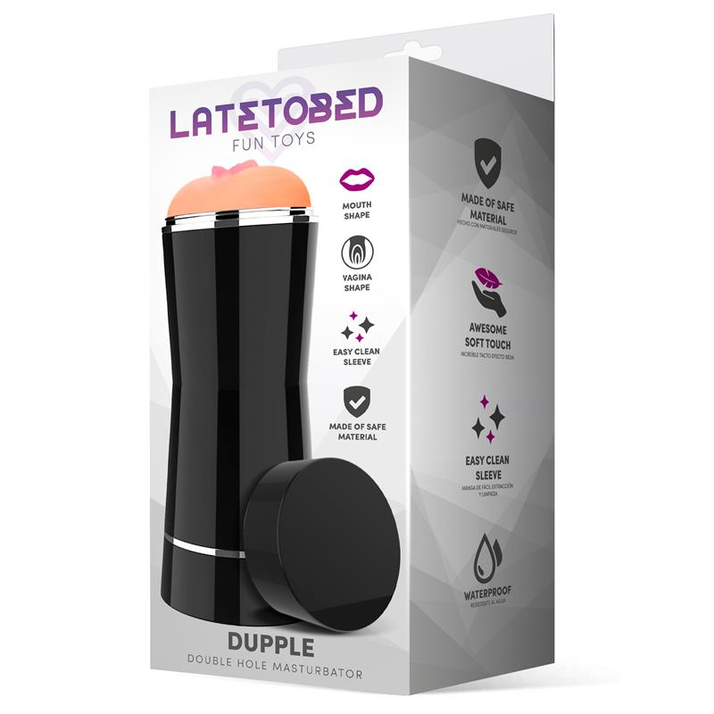 Dupple Masturbador Doble Vagina Y Boca