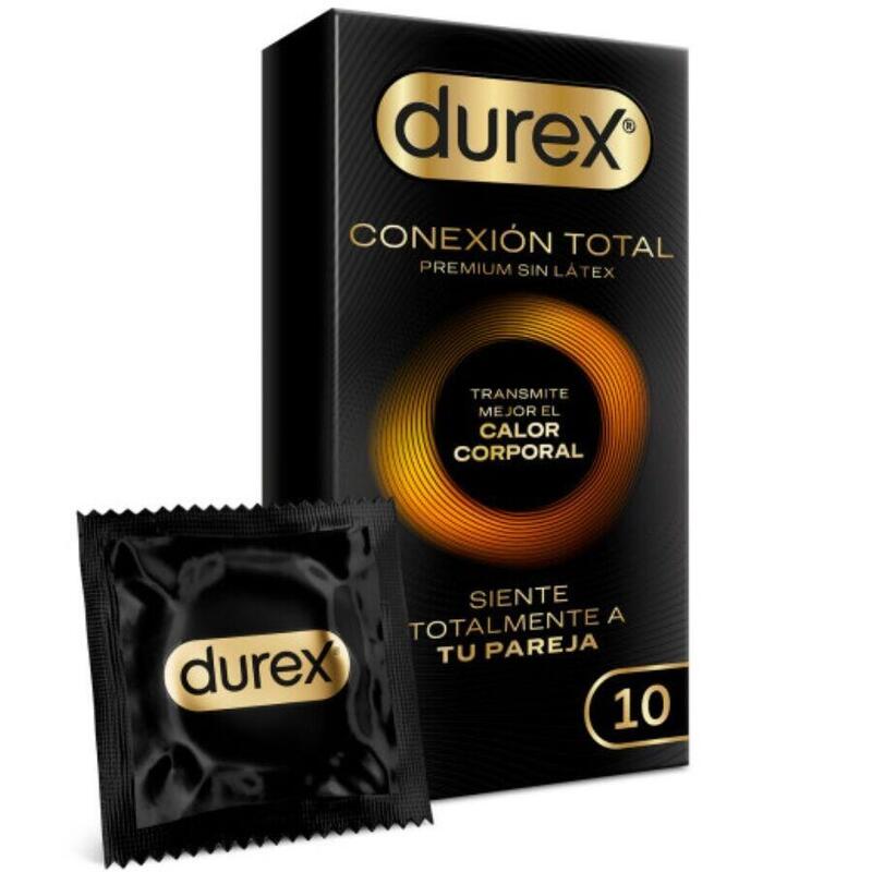 Durex - Conexión Total Ultra Fino Plus Sin Látex 10 Unidades