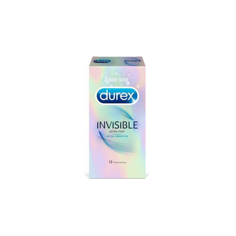 Durex - Invisible Extra Fino 12 Unidades