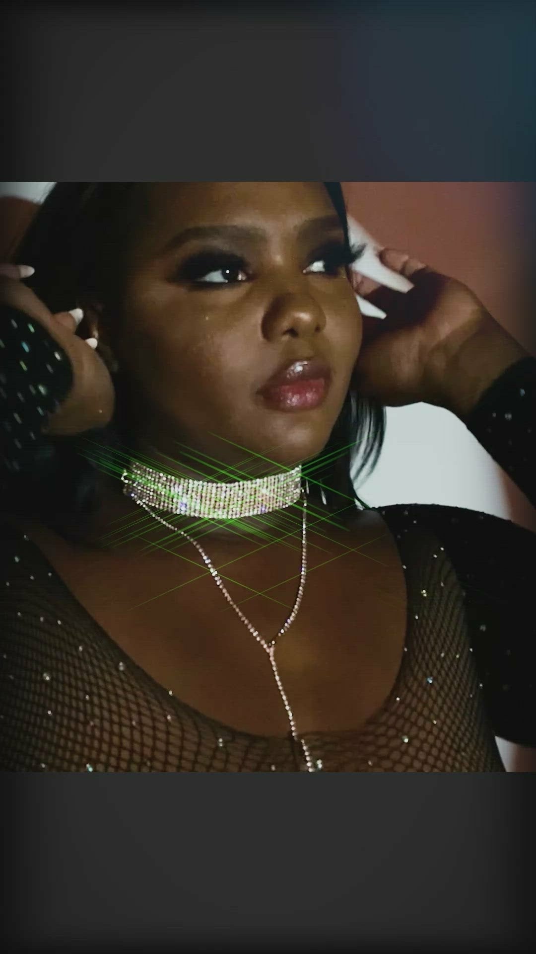 Leg Avenue - Crystalized Fishnet Bodystocking 1x-2x