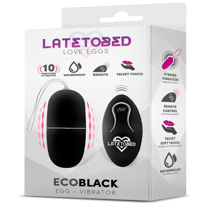 Ecoblack Huevo Vibrador Con Control Remoto