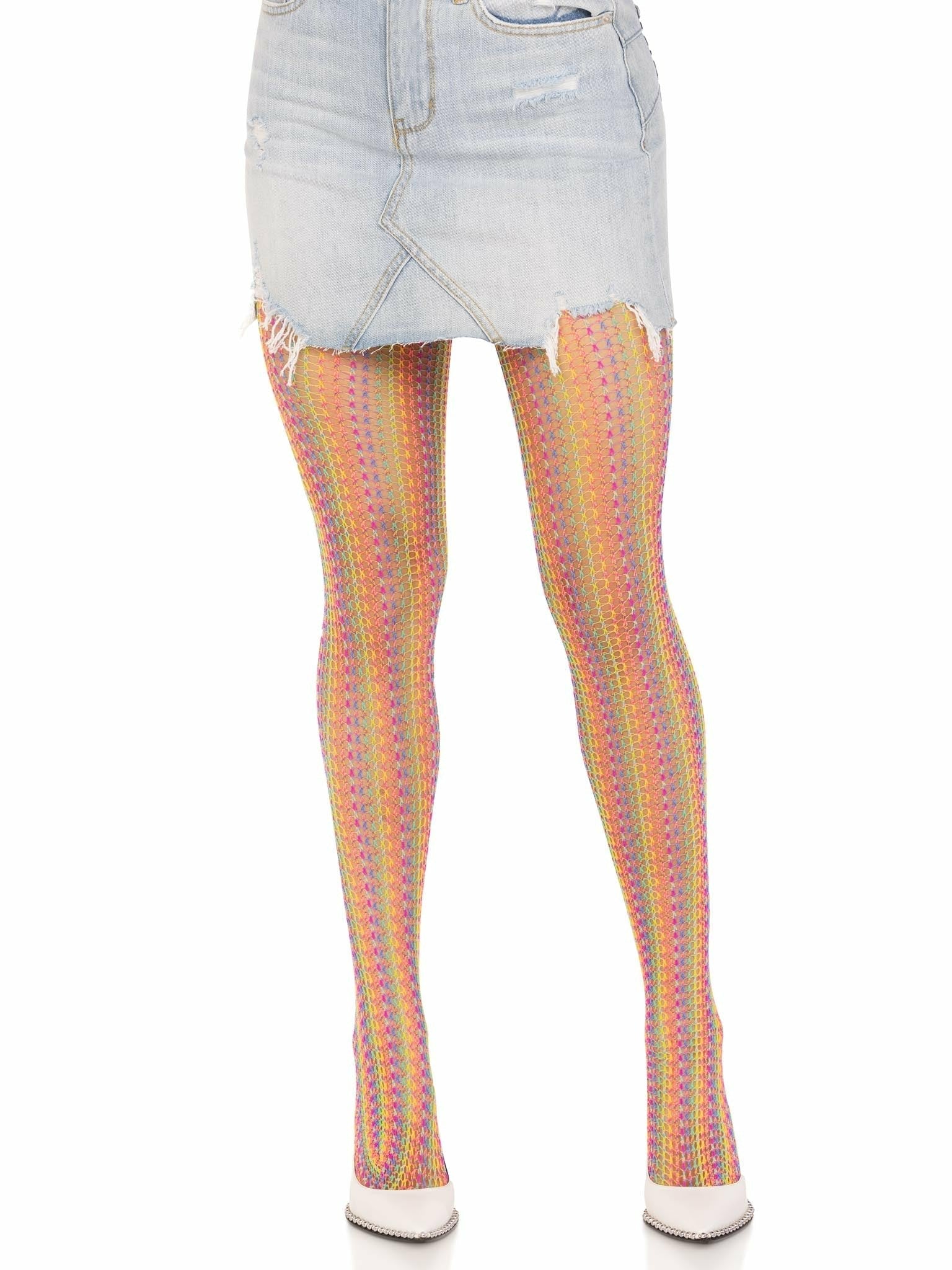 Leg Avenue - Medias De Crochet Multicolor