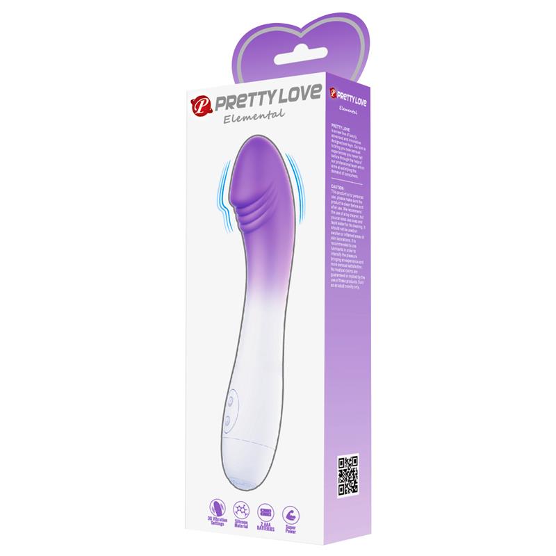 Pretty Love - Elemental Vibrador Punto G 30 Vibraciones Morado
