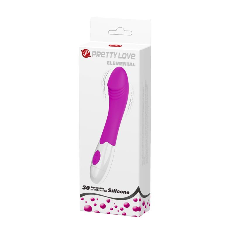 Pretty Love - Elemental Vibrador 30 Modos De Vibración Morado