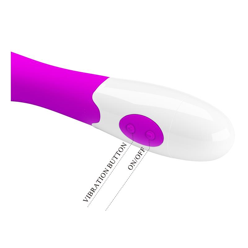 Pretty Love - Elemental Vibrador 30 Modos De Vibración Morado