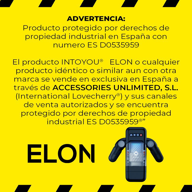 Elon Masturbador Inteligente Función Up And Down, Calor, Vibración Y Soporte Movil