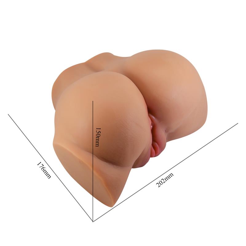 Crazy Bull - Emilia Trasero Vibrador Con Vagina Y Ano Realístico Natural Control Remoto