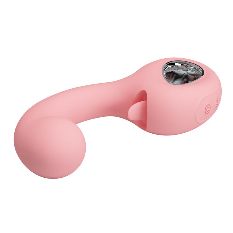 Pretty Love - Erynnyes Vibrador Punto G + Estimulador Clítoris 10 Vibraciones Rosa