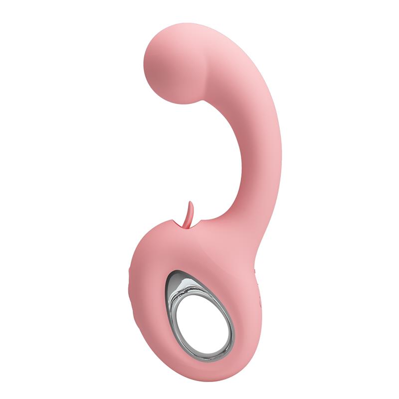 Pretty Love - Erynnyes Vibrador Punto G + Estimulador Clítoris 10 Vibraciones Rosa