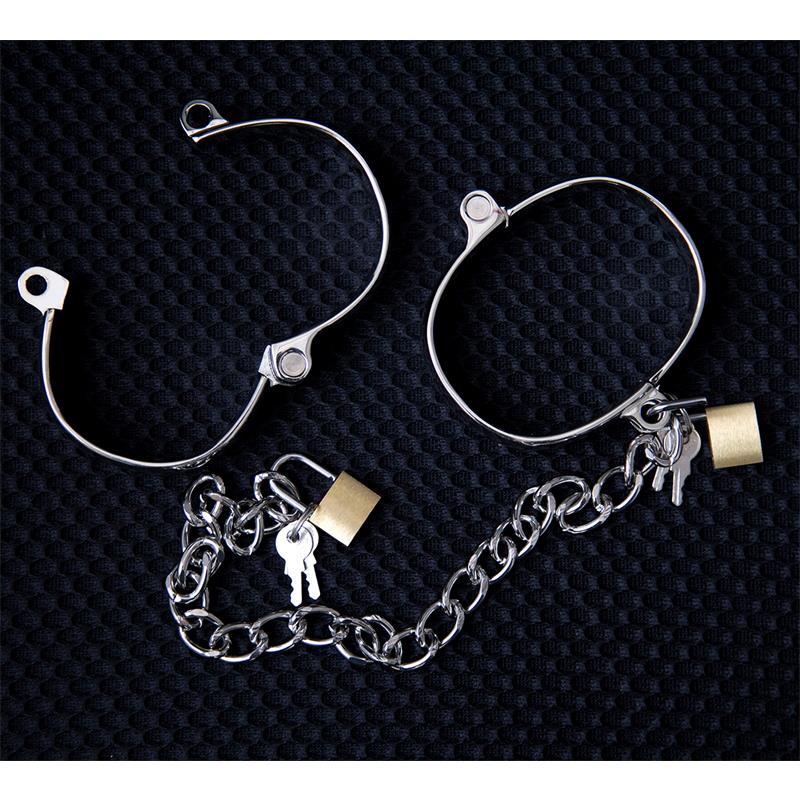 Esposas De Metal Para Tobillos Mujer Plata