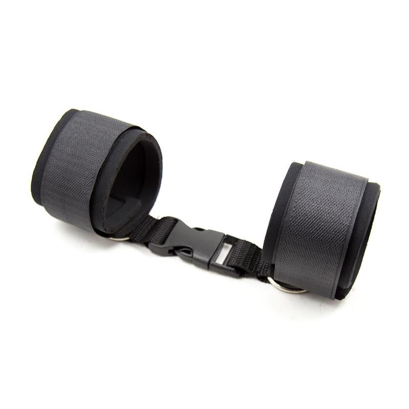Esposas De Neopreno Para Tobillos Con Velcro Negro