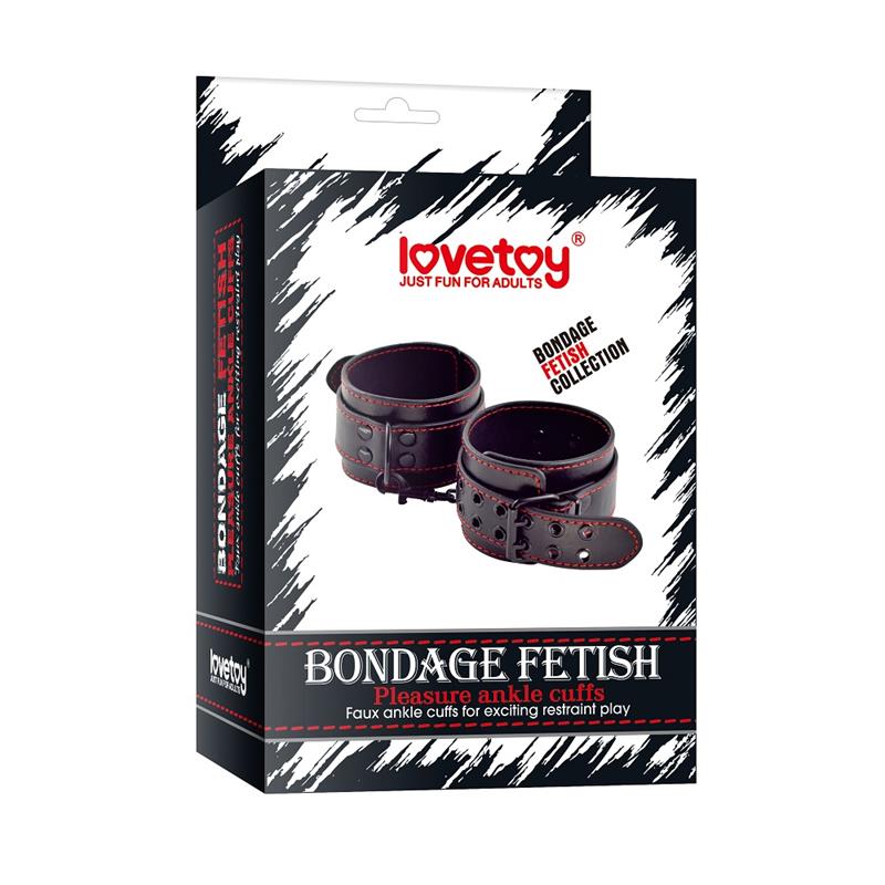 Esposas De Tobillos Bondage Negro