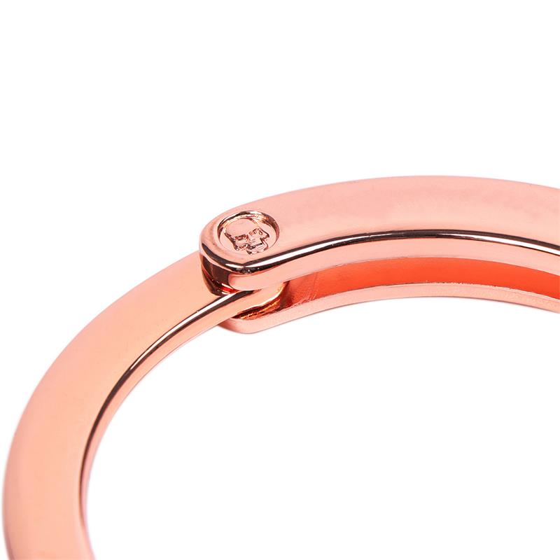 Esposas Oro Rosa Con Llaves De Calavera