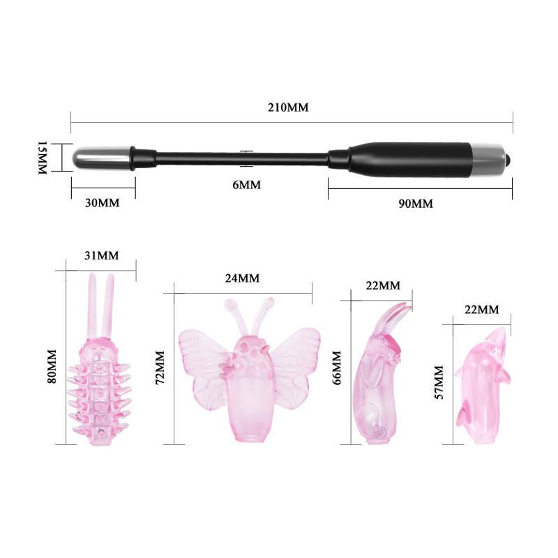 Baile - Wizard Magic Wand Estimulador Con Vibracion