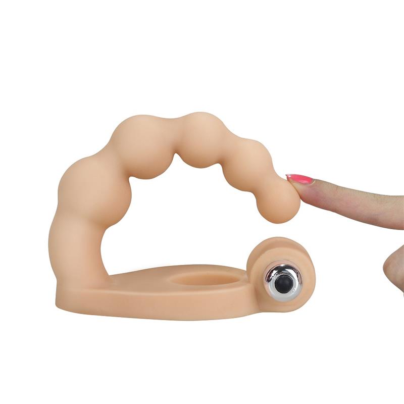 Estimulador Anal The Ultra Soft Bead 6.5 Con Vibración Natural