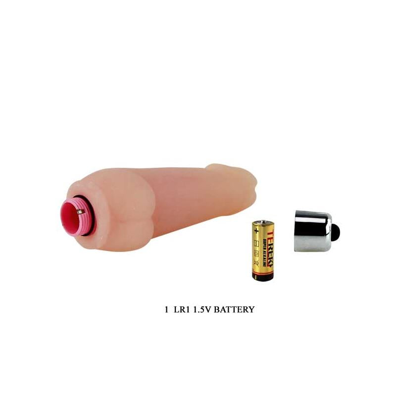 Vibrador Baile Estimulador Color Natural 12 Cm