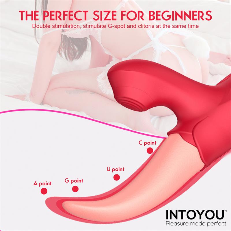 Estimulador Doble Con Lengua Y Pulsación