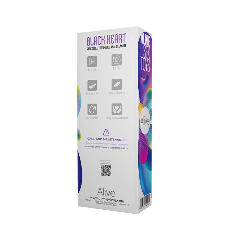 Alive - Black Heart Estimulador Anal