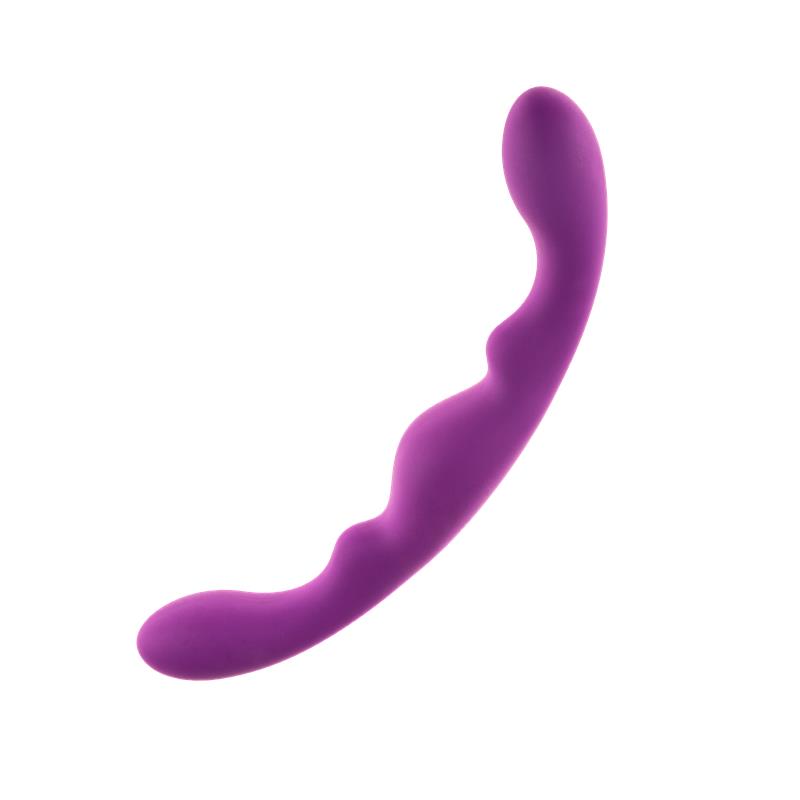 Alive - Luna Dildo Doble Penetracion Silicona Violeta 25 Cm