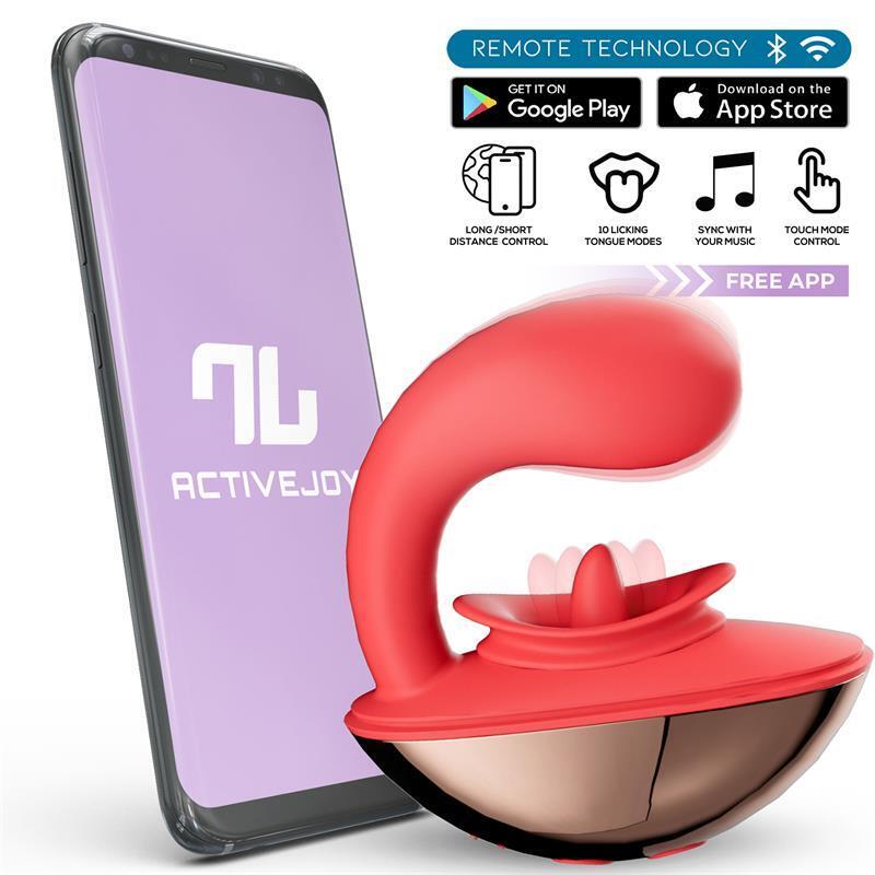 Estimulador Rondy Con Vibración Y Lengua Con App