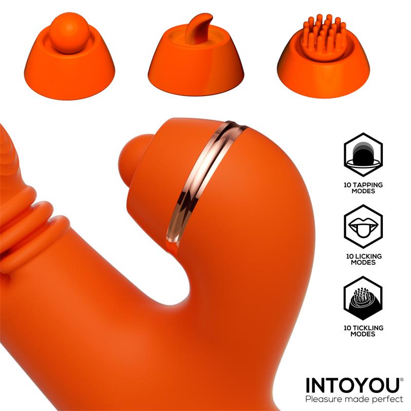 Ethan Vibrador Masaje 360º Para El Punto G Y Cabezales Intercambiables