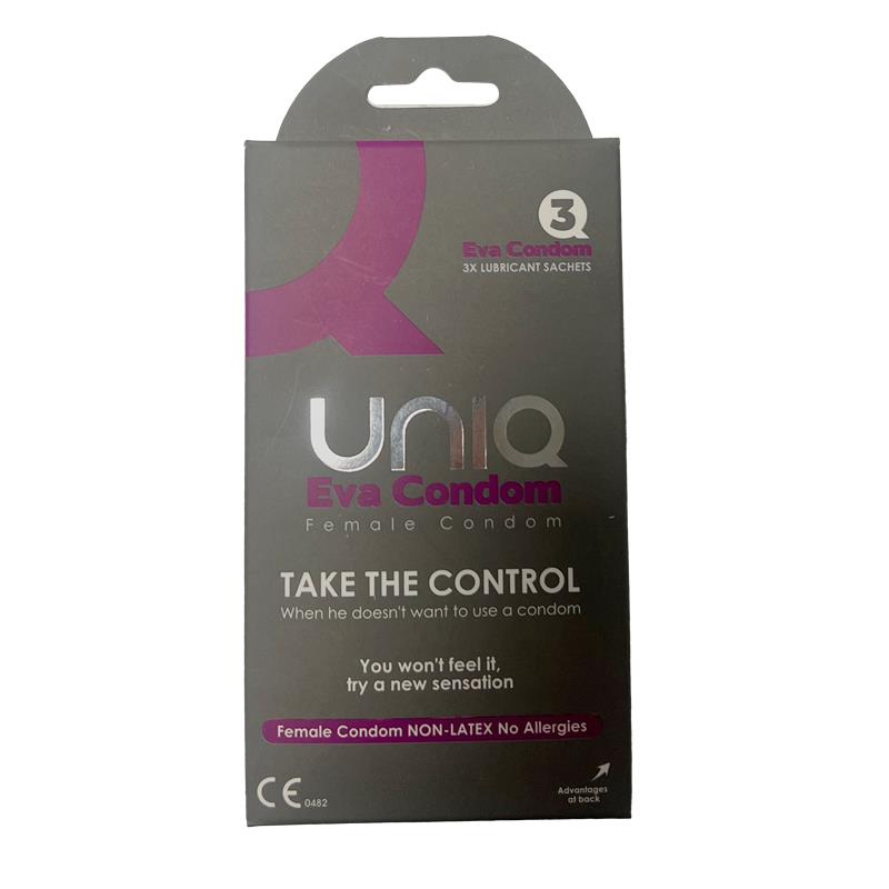 Eva Female Preservativos Femeninos Sin Látex 3 Unidades