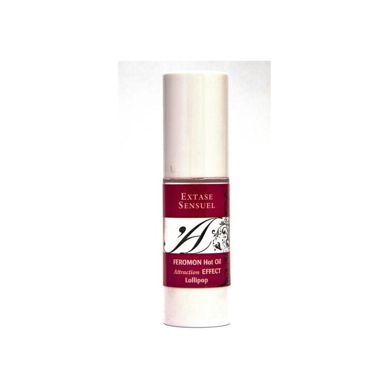 Extase Sensual - Aceite Masaje Efecto Calor Con Feromonas Piruleta 30 Ml