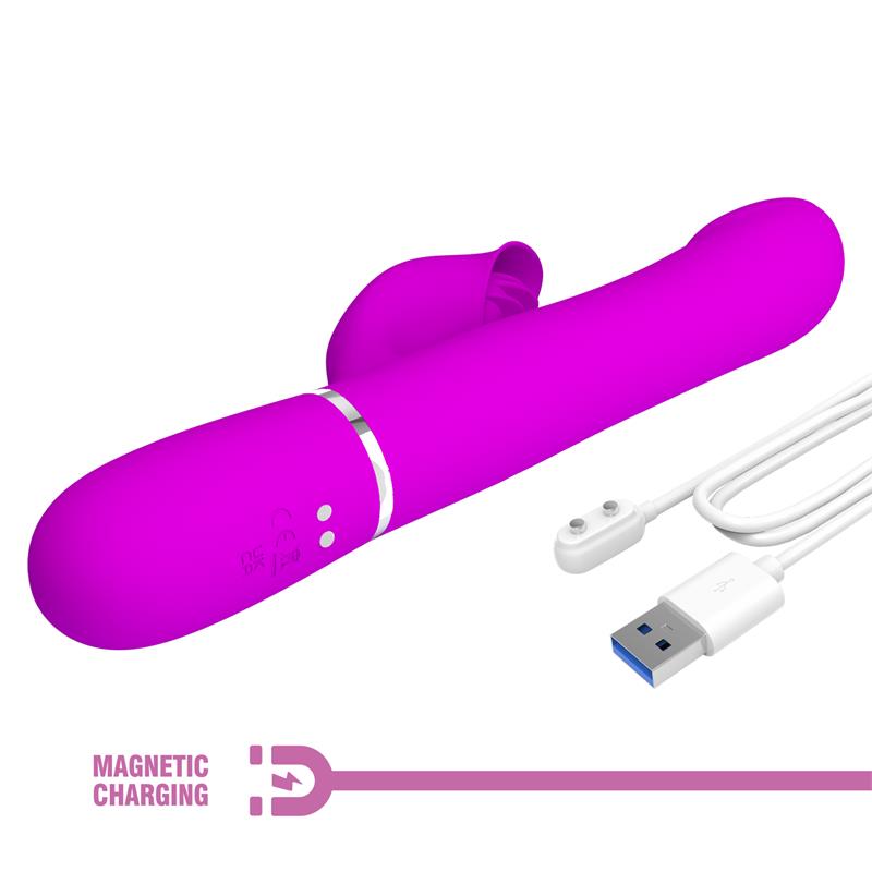 Pretty Love - Vibrador Rabbit Perlas Violeta