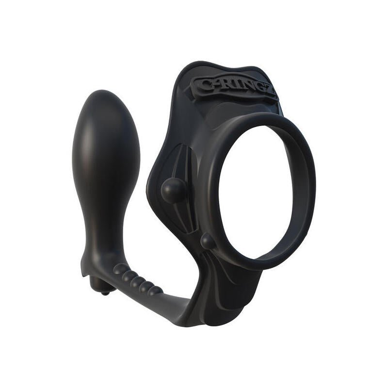 Fantasy C-Ringz - Rock Hard Anillo Potenciador Con Plug Anal
