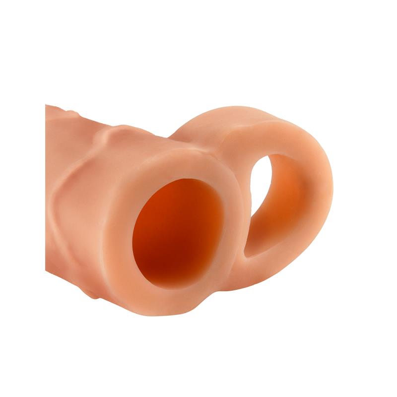 Fantasy X-Tensions Perfect 2,5 Cm Extensión De Pene Con Anilla Para Testículos - Color Natural