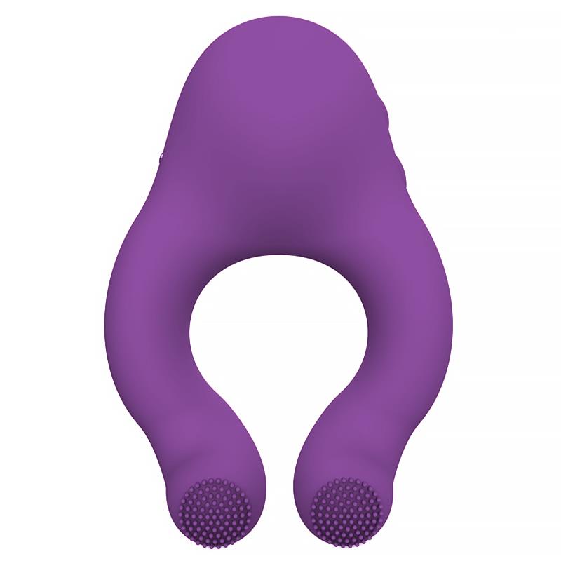 Fenda Anillo Vibrador Con Lengua Estimulador Y Control Remoto 3 Motores Usb Magnético
