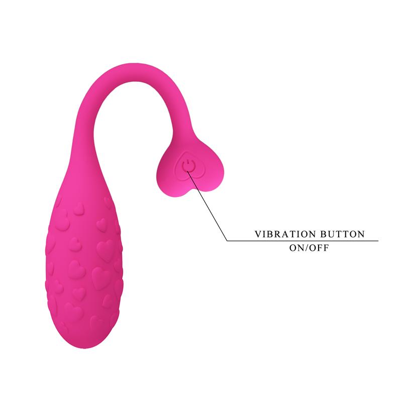 Huevo Vibrador Pretty Love Pescador Rosa Controlado Por App